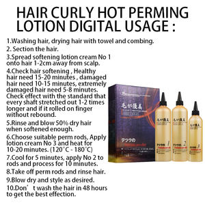 <span class=keywords><strong>Mejor</strong></span> salón de pelo Rebonding permanente loción Odm/caliente nutritivo orgánico No amoníaco Pelo Rizado caliente loción permanente - Product Image 4