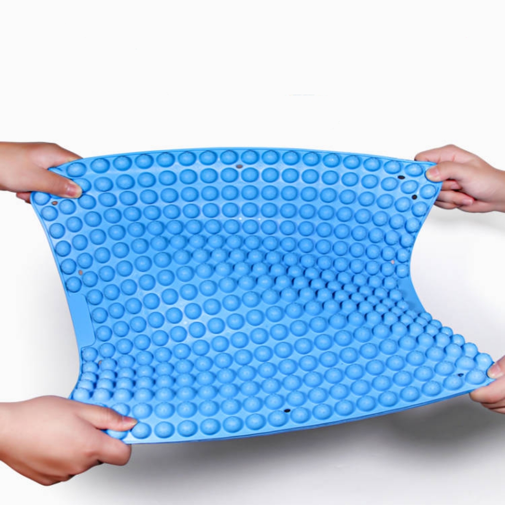 Амортизирующая силиконовая подушка для сиденья автомобиля, 37 х44 х3 см