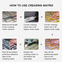 Matrice de pliage sur mesure pour boîtes, matériaux d'impression offset sur papier, découpe à la presse, matrice de pliage chinoise PAN