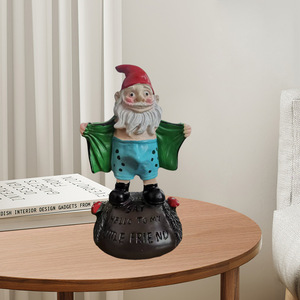 Figura Decorativa de Resina de <span class=keywords><strong>Duende</strong></span> Enano con Barba Blanca, para Jardín, Patio, Decoración de Exterior - Product Image 6
