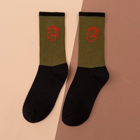 Chaussettes AF1 en coton de haute qualité Chaussettes de rue Instagram Chaussettes barbelées unisexes pour skateboard