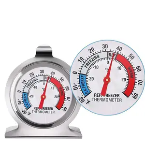 Magnetic Thermometer With Stand Fridge Freezer Room Temperature Gauge Dial