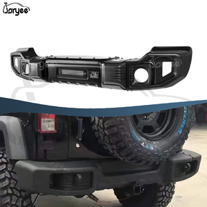 Parachoques Delantero Estilo <span class=keywords><strong>Spartacus</strong></span> Ruggedridge para Jeep Wrangler JK 2018+, ABS Negro, Accesorio <span class=keywords><strong>de</strong></span> Tuning Exterior, Piezas <span class=keywords><strong>de</strong></span> Mejora para Automóviles Joryee - Product Image 2
