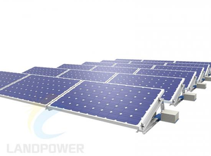 Monturas de techo plano con panel solar, placa de soporte triangular premontada, precio de fábrica de China - Product Image 2