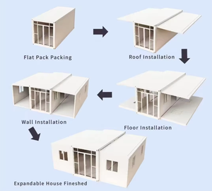 Bảo trì thấp đôi cánh mở rộng container cho nông nghiệp trang trại thiết bị lưu trữ thức ăn chăn nuôi nhà kho - Product Image 5
