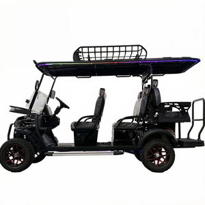Voiturette de golf électrique 6 <span class=keywords><strong>places</strong></span> abordable, véhicule de loisirs et de tourisme à quatre roues motrices, nouvelle énergie, efficace - Product Image 5