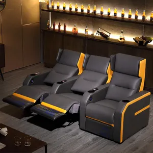 Luxo elétrico reclinável sofá teatro mobiliário fabricação produzir hight qualidade cobre e materiais para sua casa