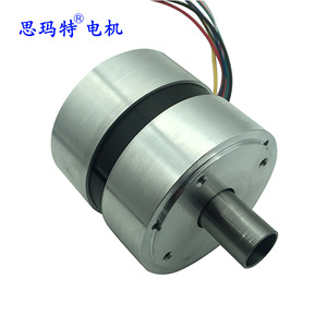 Motor CC sin escobillas de eje hueco de 80 mm para automatización inteligente, 36 V, montaje con brida, imán permanente, totalmente encapsulado - Product Image 4