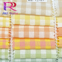 Accessoires durables en tissu à carreaux recyclés écologiques