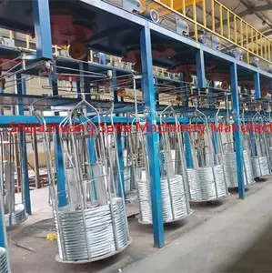 Zinc Coating Steel Wire Hot Dip Galvanizing Wire Production Line