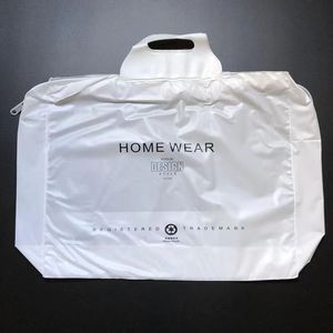 ถุงซิปสีขาวราคาประหยัดอเนกประสงค์ สำหรับใส่ชุดนอน ของใช้ในบ้าน  วัสดุ PE รีไซเคิลได้  แบบใส  ผิวด้าน  สามารถสกรีนโลโก้ได้ ผลิตในจีน - Product Image 5