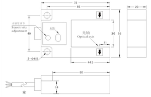 Bxuan 24V U loại phototransistor cảm biến quang học NPN PNP Proximity chuyển đổi cho đáng tin cậy Lift hoạt động chuyển đổi quang điện cảm biến - Product Image 6