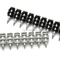 Clous à gaz collés Bx3 gris-noir 3.0x19mm 22mm 25mm 27mm 29mm pour fixation rapide dans le béton et l'acier