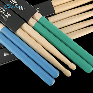 ไม้ตีกลองไม้เมเปิ้ลเบิร์ชไม้กันลื่น7A 5A ออกแบบโลโก้ได้ตามต้องการ - Product Image 4