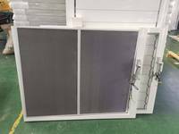Fenêtre à volet extérieur à ouverture horizontale en alliage d'aluminium, automatique et manuelle, avec système de cadre et moustiquaire étanche