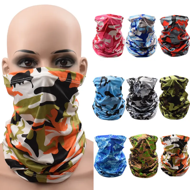 Foulard de couvre-chef magique avec logo imprimé, bandana tubulaire sans couture, cache-visage, guêtre de cou pour le sport, vente en gros