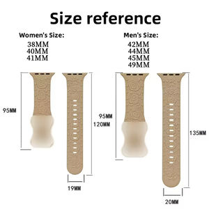 Correa de Silicona Floral para Mujer para Reloj Iwatch Ultra 8 7 Se, Correa Deportiva de Silicona Suave con Diseño de Flores para Reloj Apple - Product Image 6