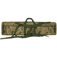 ALFA OEM 51 pouces Tactique Double Long Gun Bag Weapons Mallette de transport avec sangle de sac à dos, compartiment verrouillable