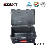 Boîtier en plastique ABS rigide fabriqué en Chine, étanche IP67, antichoc, pour appareils de jeu électroniques, avec mousse et logo personnalisé en couleur.