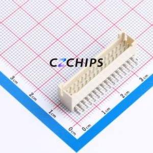ZX-PHB2.0-2-16PWZ Wire-to-Board Pin Header Bent Lead Through Hole,P=2mm Connector 2x16P 2mm Right Angle Insert PHB - Product Image 1