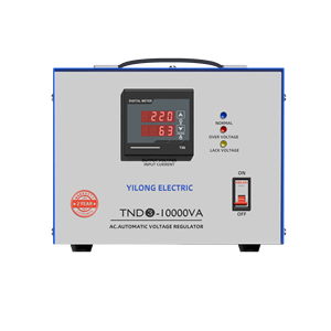 Régulateur de tension automatique YILONG SVC-10KVA, stabilisateur de tension <span class=keywords><strong>220V</strong></span> monophasé, affichage numérique, 50/60Hz, pour toute la maison - Product Image 2