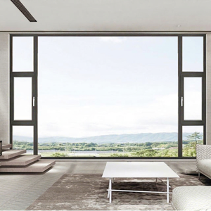 Ventanas Corredizas Modernas de Aluminio con Rotura de Puente Térmico y Vidrio Templado para Insonorización y Calificación Energy Star - Product Image 1