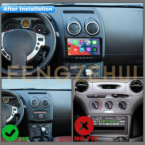 Autoradio 9 pouces GPS Navi 64 Go pour <span class=keywords><strong>Nissan</strong></span> <span class=keywords><strong>Qashqai</strong></span> J10 2006-2016 Gauche Android 15 DAB+ CarPlay BT DVR DSP FM/RDS Mirror - Product Image 2