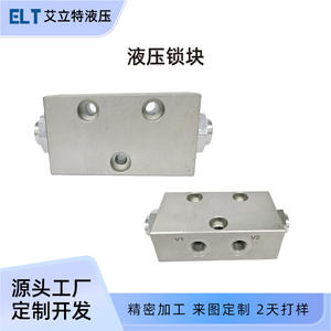 Válvula de Retención de Presión de Cilindro de Bloque Integrado (Unidireccional/Bidireccional) con Bloqueo Hidráulico del Fabricante, Tipo Placa Tubular - Product Image 4