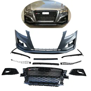 RSQ5 front bumper with grille suit for Audi Q5 SQ5 body kit 2008 2009 2010 2011 2012