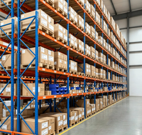 Système de rayonnage de palettes robuste pour entrepôt, étagère de stockage métallique réglable, rayonnage industriel en acier pour la logistique et le stockage en entrepôt