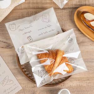 Özel tasarım şeffaf kendinden yapışkanlı OPP ambalaj çanta gıda sınıfı küçük plastik poşetler ekmek çerez Bagel için - Product Image 4