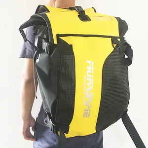 OEM 500D ПВХ сухая сумка Водонепроницаемый рюкзак со съемным сетчатым карманом