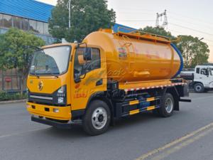 โรงงานผลิตรถยนต์พิเศษระดับมืออาชีพ ผลิตรถดูดสิ่งปฏิกูล Shacman G1 ขนาด 11 ลูกบาศก์เมตร สำหรับส่งออกเป็นชุดๆ สำหรับโครงการสุขาภิบาลระดับโลก - Product Image 4