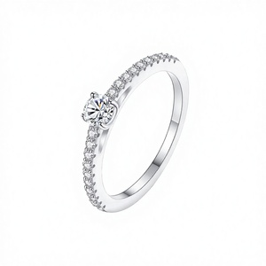 Silver S925 <b>Iced</b> Out Moissanite Woman Vintage Wedding Engagement for Certified Pave Setting Jewelry <b>Ring</b> - Product Image 3