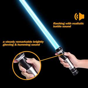 Offre Spéciale 2025 Light up Sword Glow in the Dark Party Supplies Kids Light up Toys Led Clignotant Swords Light Sabers Led Toy Sword - Product Image 3