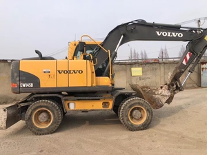Structure robuste, endurance accrue, opérations de couverture de décharges, excavatrice sur pneus Volvo 145B d'occasion de 14 tonnes - Product Image 4