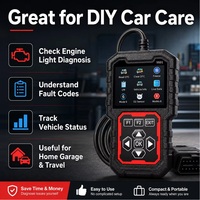 Escáner OBD2 V601, Herramienta de Diagnóstico para Autos, Lee y Borra Códigos de Error DTC, Datos en Tiempo Real, Comprobación I/M, Lector de Códigos de Falla del Motor