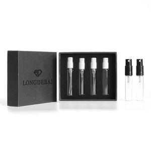 Luxury Wholesale Round 2ml 3ml 5ml 10ml 20ml Refillable Mini Empty Clear Spray Glass Perfume <b>Bottle</b> With <b>Box</b> - Product Image 3