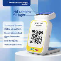 Sistema POS de Pago 4G WIFI con Código QR Estático, Pago en la Nube, Altavoz con Transmisión de Voz, Soporte SDK, Altavoz de Caja con Función Tap-to-Pay