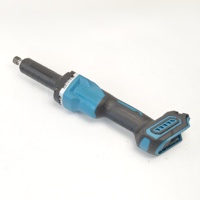 Amoladora Recta Inalámbrica Makit sin Escobillas de 18V con Batería, Abrazadera de 3-8mm y Disco de 38mm para Moldeado Automotriz, Metal y Eliminación de Óxido de Precisión