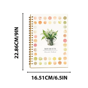 Cahier d'exercices d'<span class=keywords><strong>aquarelle</strong></span> pour débutants, format 6,5x9 pouces, guide de peinture étape par étape - Product Image 6