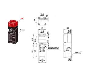 Interruptor de Seguridad para Puerta D4NL/D4NS de Alta Calidad en Oferta, Interruptor de Seguridad con Bloqueo D4NL/D4NS - Product Image 2