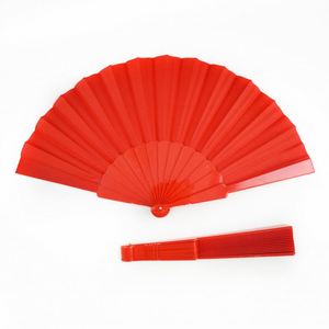Éventail pliable en plastique personnalisé en gros, avec logo imprimé, cadeau promotionnel d'entreprise - Product Image 1