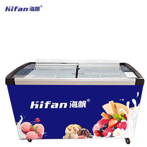 Réfrigérateur commercial en verre haute performance, combiné congélateur coffre, équipement de réfrigération pour le stockage d'aliments surgelés - Product Image 1