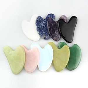 Cura di bellezza Bian Del Corpo di Pietra Raschiando Strumento di Massaggio Del Viso Rullo di Giada Quarzo Rosa Naturale Gua <span class=keywords><strong>Sha</strong></span> - Product Image 4