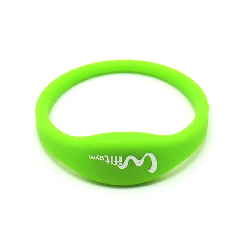 Customized Waterproof LOGO RFID Bracelet Amusement Parks Waterparks  NFC Bracelet Rfid Silicone Wristband