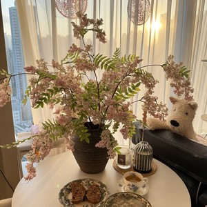Bouquet de fleurs artificielles en soie Ice Storm Sophora Japonica pour la décoration de la maison et des mariages, fleurs en soie plastique - Product Image 3