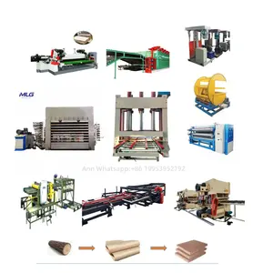 Complete Plywood Production Line/Hot Press Machine For Wood/Woodworking Plywood Machine