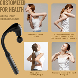 Gun With Upgraded Extension Handle Deep Tissue Back/Muscles/Neck/Shoulders/Waist/Legs Massager Portable MZ-G4 Massage Gun With U - Product Image 5
