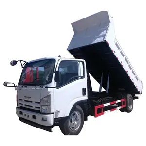 Movimentação da mão esquerda japão Isuzu NQR 7 cubo caminhão basculante caminhão basculante para venda nos emirados árabes unidos